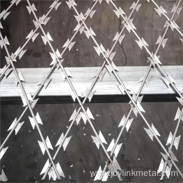 Flat concertina razor wire